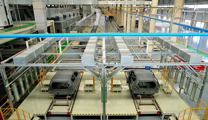 汽車噴涂無塵車間設計工程案例