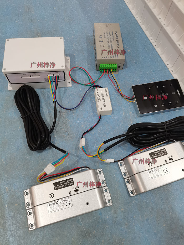 醫院緩沖間兩門三門門禁控制器,磁力鎖,電磁互鎖,指示燈,門磁等配件