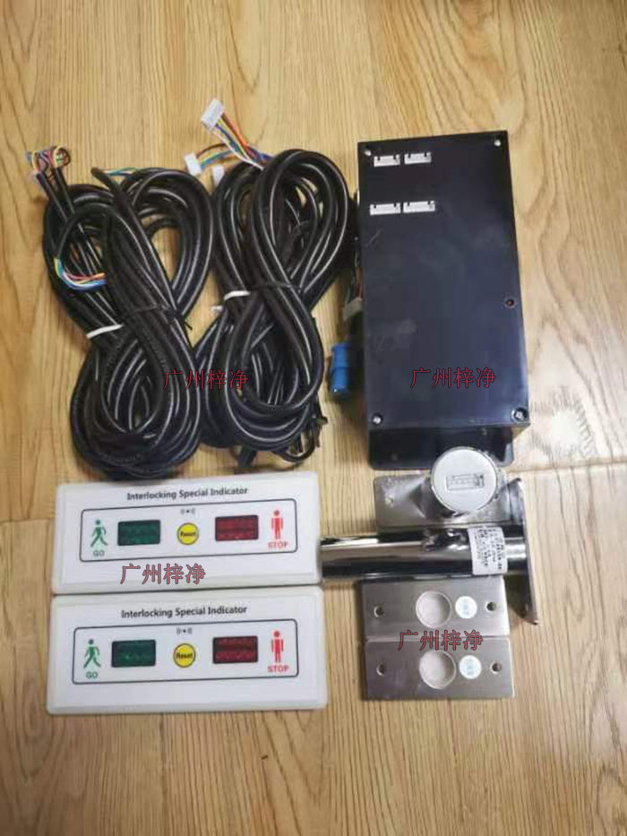 醫院緩沖間兩門三門門禁控制器,磁力鎖,電磁互鎖,指示燈,門磁等配件